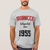 Marokkaanse vlag Onafhankelijkheidsviering T-shirt (Voorkant)
