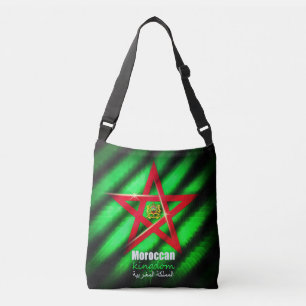 marokkaanse vlag ontwerp illustrator en fotoshop  crossbody tas