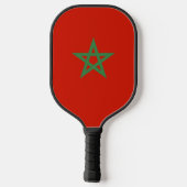 Marokkaanse vlag pickleball paddle (Achterkant)