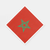 Marokkaanse vlag servet (Hoek)