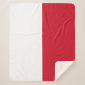 Marokkaanse vlag sherpa deken (Voorkant)