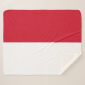 Marokkaanse vlag sherpa deken (Voorkant (horizontaal))