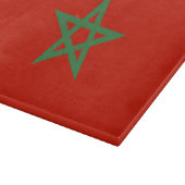 Marokkaanse vlag snijplank (Hoek)