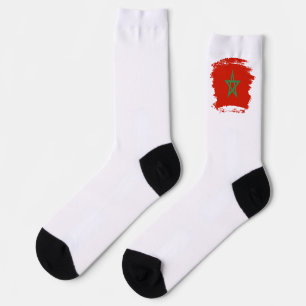 Marokkaanse vlag sokken
