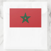 Marokkaanse vlag Sticker (Tas)