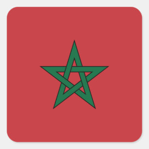 Marokkaanse vlag Sticker