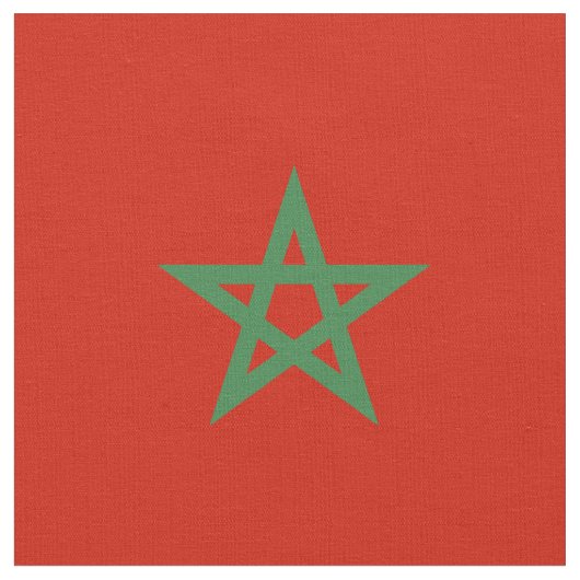 Marokkaanse vlag stof (Close Up)