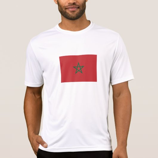Marokkaanse vlag t-shirt (Voorkant)