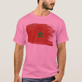 Marokkaanse vlag t-shirt (Voorkant)