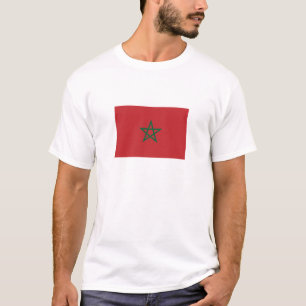 Marokkaanse vlag t-shirt