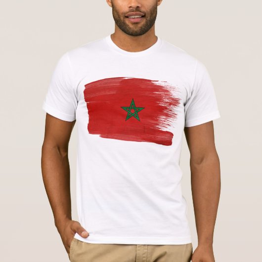 Marokkaanse vlag T-Shirt (Voorkant)