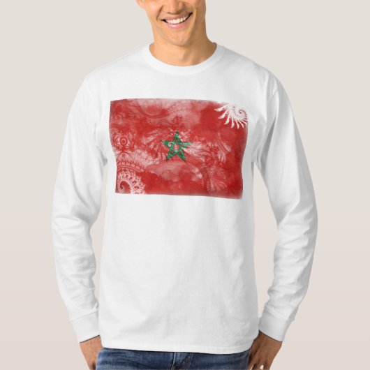 Marokkaanse vlag t-shirt (Voorkant)