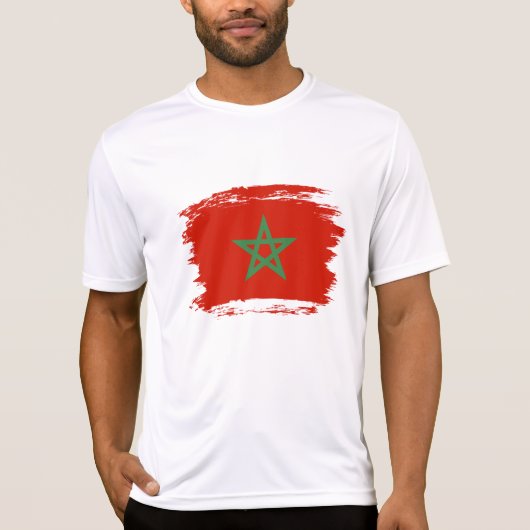 Marokkaanse vlag t-shirt (Voorkant)