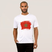 Marokkaanse vlag t-shirt (Voorkant volledig)