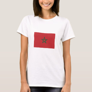 Marokkaanse vlag t-shirt