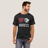 Marokkaanse vlag t-shirt (Voorkant volledig)