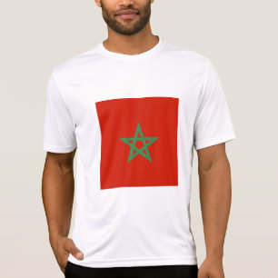 Marokkaanse vlag t-shirt