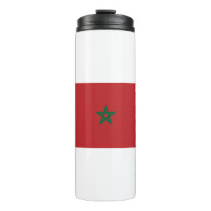 Marokkaanse vlag thermosbeker
