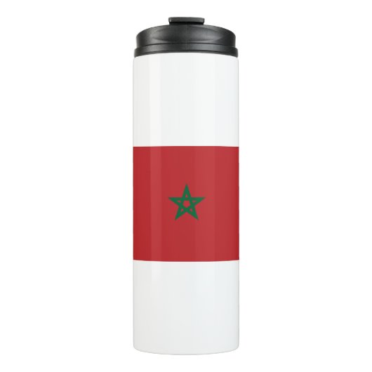 Marokkaanse vlag thermosbeker (Voorkant)