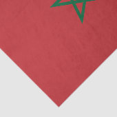 Marokkaanse vlag tissuepapier (Detail)