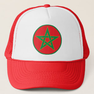 Marokkaanse vlag Trucker Hat Trucker Pet