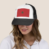 Marokkaanse vlag trucker pet (In situ)