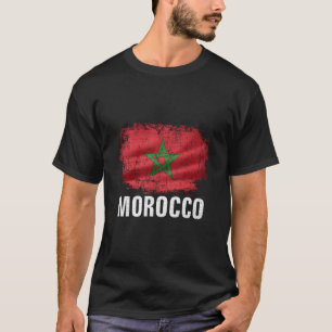 Marokkaanse vlag voor Marokkanen T-shirt