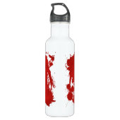 Marokkaanse vlag waterfles  (Achterkant)