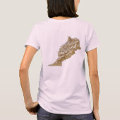 Marokkaanse vlag x kaart T-Shirt (Achterkant)