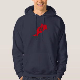 Marokkaanse vlaggenkaart hoodie