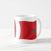 Marokkaanse vlaggenMok Koffiemok (Voorkant rechts)