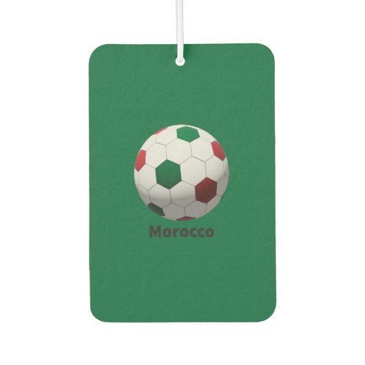 Marokkaanse Voetbal Luchtverfrisser (Voorkant)
