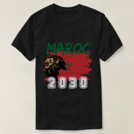 Marokkaanse voetbalfan t-shirt