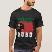 Marokkaanse voetbalfan t-shirt (Voorkant)