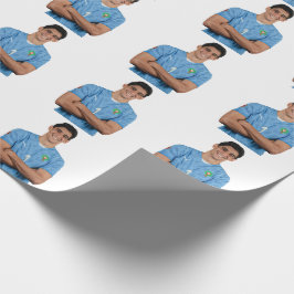 Marokkaanse Voetbalspeler Stickers Cadeaupapier