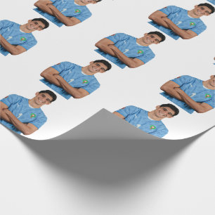 Marokkaanse Voetbalspeler Stickers Cadeaupapier