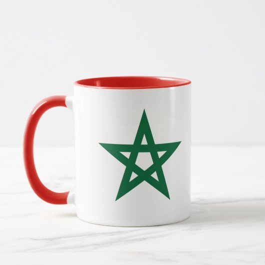 Marokkaanse voetbalvlag mok (Links)