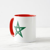 Marokkaanse voetbalvlag mok (Voorkant links)