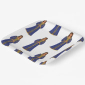 Marokkaanse vrouw in Caftan Papieren Bordje (Gebogen)