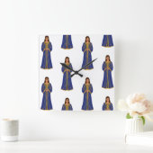 Marokkaanse vrouw in Caftan Vierkante Klok (Huis)