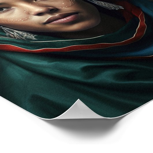 Marokkaanse vrouw poster (Hoek)