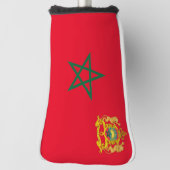 Marokkaanse wapenschild golfheadcover (Draai 90)