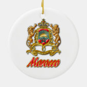 Marokkaanse wapenstilstand keramisch ornament (Achterkant)