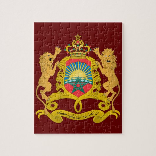 Marokkaanse wapenstilstand legpuzzel (Verticaal)