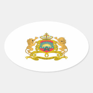 Marokkaanse wapenstilstand ovale sticker