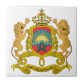 Marokkaanse wapenstilstand tegeltje (Voorkant)