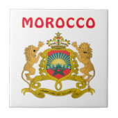 Marokkaanse wapenstilstand tegeltje (Voorkant)