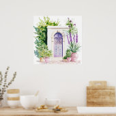 Marokkaanse Waterverf Boho Poster (Keuken)