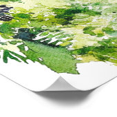 Marokkaanse Waterverf Boho Poster (Hoek)