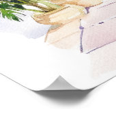 Marokkaanse Waterverf Boho Poster (Hoek)